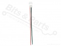 Signal connector 4-pole JST XH 2.54mm with wire and socket 15cm